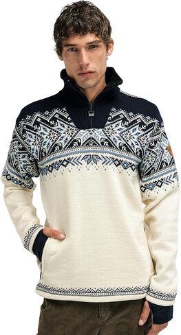 Dale of Norway Vail Weatherproof Men's Sweater - 100% Lightweight Wool Ski Sweater - Windproof Wool Sweater for Men in Saudi Arabia