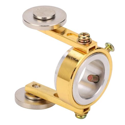 G01-100 Oxygen Torch Cutting Guide Roller - Adjustable Spacer Wheel Guide for Gas Welding Torch - Brass Plated High Speed Steel Standoff Accessory for Precise Cuts in Saudi Arabia