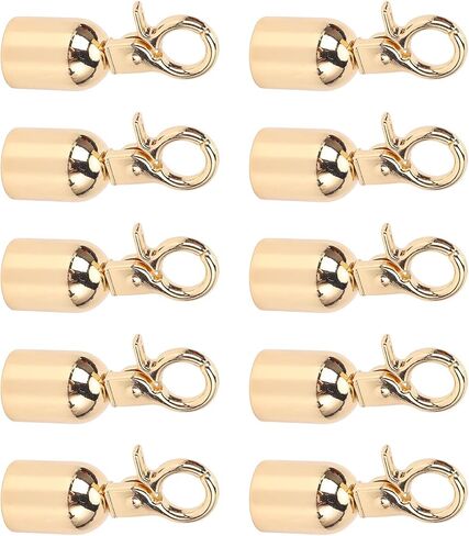 ANGGREK Rope End Lid, 15.5 Mm in Diameter with 15.8 Mm for Bags (Gold) in Saudi Arabia
