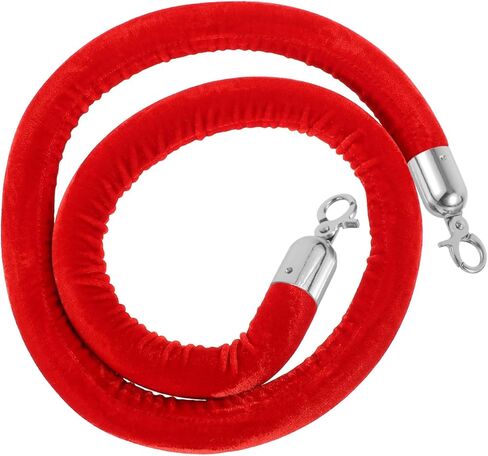 DOITOOL 5PCS Rope End Stopper Cord End Caps with Hook,Lobster Claw Clasps,Cord End Caps Barrier Rope End Hooks for Crowd Control Queue Divider in Saudi Arabia