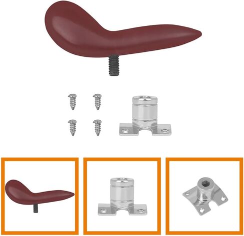 BESTYASH Bassoon Thumb Rest and Detachable Silver-plated Base Set with Screws, Comfortable Bassoon Finger Holder for Right Hand Practice and Playing in Kuwait