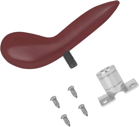 SUPVOX دعامة إبهام باسون حمراء قابلة للفصل مع قاعدة مطلية بالفضة، ومسند يد للإبهام والمعصم للباسون مع مجموعة براغي in Kuwait