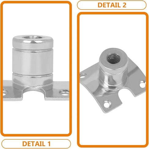 SUPVOX دعامة إبهام باسون حمراء قابلة للفصل مع قاعدة مطلية بالفضة، ومسند يد للإبهام والمعصم للباسون مع مجموعة براغي in Kuwait