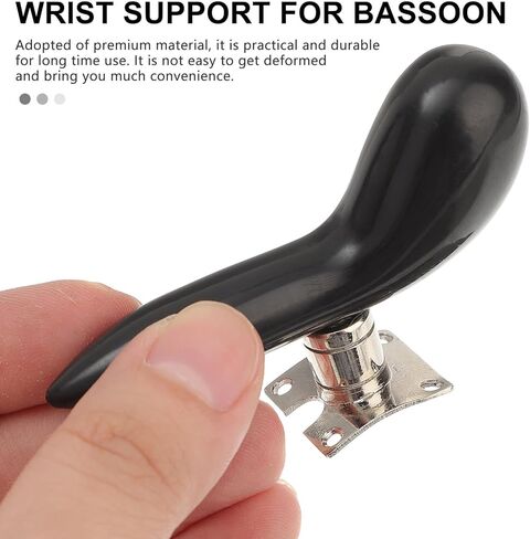 مجموعة وسادات مسند المعصم لليد من سوبفوكس باسون، واقي يد بلاستيكي أسود مريح مع قاعدة لدعم لعب الباسون in Kuwait