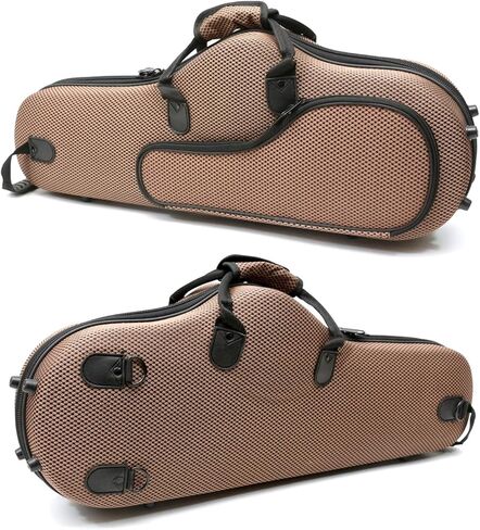 حافظة ألتو ساكسفون، نايلون احترافي مع أشرطة حقيبة ظهر، خفيفة الوزن ومتينة لألتو ساكس، تخزين الملحقات (أسود) in Kuwait