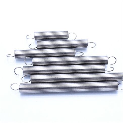 Lkq-Compression Spring Stainless Steel Extension Coil Spring Tension Spring Wire Diameter 0.6mm Outer Diameter 5mm Draught Spring, Sturdy Multipurpose(70mm (5Pcs)) in Kuwait
