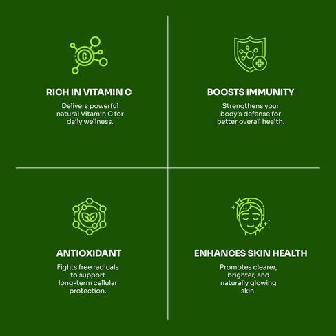 أقراص أملا عضوية 100%، أيورفيدا، لصحة الجهاز الهضمي وتوازن الأمعاء ودعم المناعة، كبسولات نباتية وغير معدلة وراثيًا من أملا للحيوية اليومية وصحة البشرة والتغذية الطبيعية - 90 قطعة in Kuwait