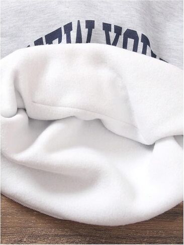 Girl's New York Graphic Cute Hoodie Sweatshirts Long Sleeve Casual Preppy Pullover Tops in Saudi Arabia