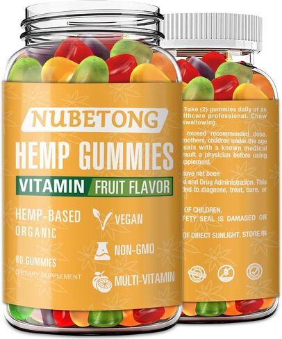Hemp Gummies High Potency Extra Strength Hemp Oil Extract Organic Edible Gummy Supplement for Adult Gummy for Sleep, Pain, Anxiety in Kuwait