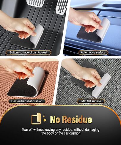 12 Sets Industrial Strength Hook and Loop Strips with Super Adhesive Heavy Duty, 3.6"x2"/3.15"x1.18"/ 2" Double-Sided Adhesive Strip, Heat Resistant Waterproof, Car Mats Outdoor or Indoor Use in Saudi Arabia