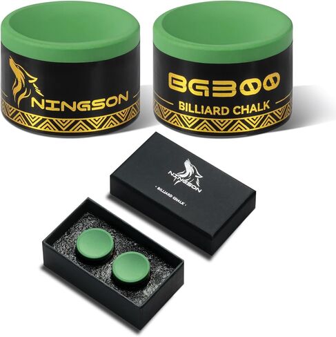 Pool Cue Chalk, Nano Billiard Chalk Round Cue Chalk, Smooth Low Residue Pool Chalk, Reduce Miscue, Durable Long Lasting Chalk for Pool Table, Bars, Clubs & Home in Kuwait