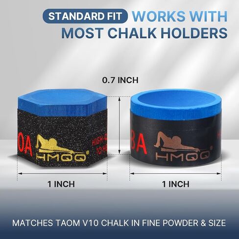 Ultra-Premium Nano Pool Cue Chalk Set, 2-Pack – Luxury Billiard Chalk with Precision Grip, Superior Clean Performance & Elite Gift Presentation for Advanced Players and Cue Connoisseurs in Kuwait