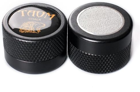 TAOM Upgrade Pool Chalk Holder Round Shaped Practical Tool Billiards Accessories Magnetic Mini Chalk Tip Case Container Round Box Billiards,Cue Tip Tool Scuffer Shaper in Kuwait