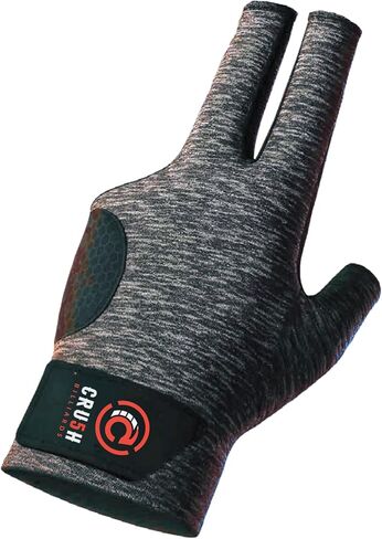 Pool Glove Left Hand, Billiard Pool Gloves for Left Hand 3 Finger, Pool Glove with Anti-Slip Padding for Secure Grip, Snooker Cue Sports Billiard Gloves for Men & Women in Kuwait