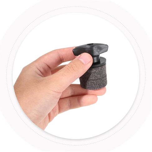 DECHOUS 2set Cymbal Felt Pads Plastic Bracket and Wing Nut Accessories for Drum Kit Lightweight Versatile Cymbal Stand Components in Saudi Arabia