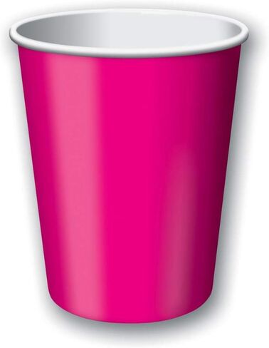 Hot Magenta 9 oz Hot & Cold Paper Cups (240 per Case) in Saudi Arabia