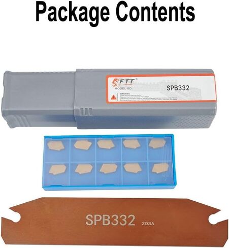 SPB332 SPB323 Groove Cut Off Holder Featuring SP300 Cutting Insert, Superior Durability in Kuwait