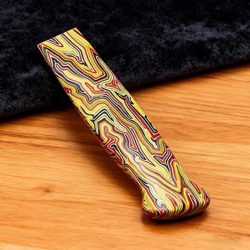 2-Piece Set Knife Handle Scales Resin Inlay Grip Material(67X4.5X0.6CM) in Saudi Arabia