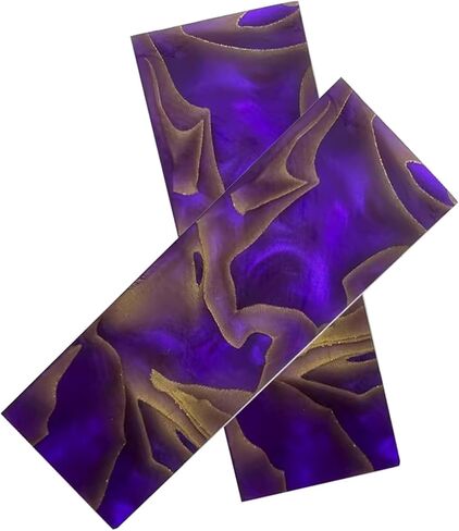 2 Pieces of Resin Tool Shank Material, Suitable for Manufacturing Cutting Blades(Purple) in Saudi Arabia