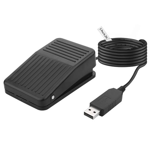Rii USB Foot Switch Pedal Footswitch Game Control Action HID 6.2ft للوحة المفاتيح والماوس والكمبيوتر المحمول in Saudi Arabia