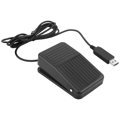 Rii USB Foot Switch Pedal Footswitch Game Control Action HID 6.2ft للوحة المفاتيح والماوس والكمبيوتر المحمول in Saudi Arabia