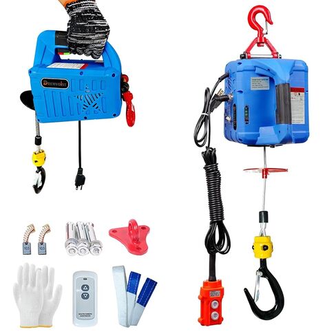 3 in 1 Electric Hoist Winch,1100LB1500W Power Electric Portable Hoist Winch, Electric Winch 110v with Manual Wire Wireless Remote Control,26FT Lifting Height,for Lifting, Garage,Factory in Saudi Arabia