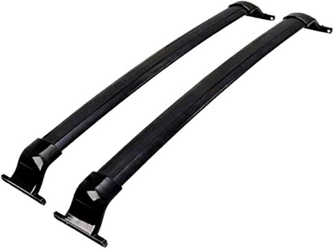 2PCS Aluminum Crossbar Cross Bars Lockable Compatible for GMC Acadia 2024 Luggage Carrier Roof Rail Rack Lockable in Kuwait