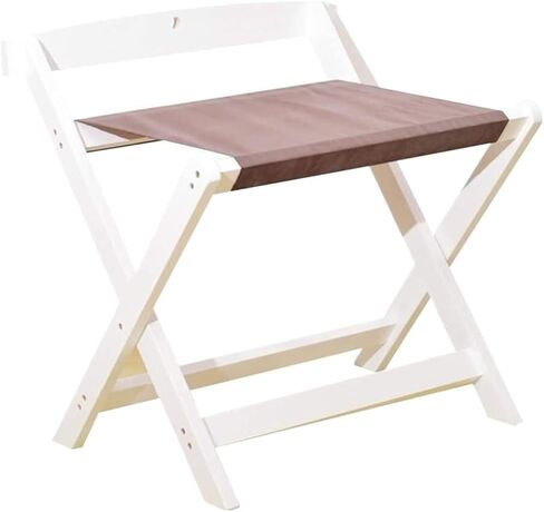 Rack,Folding Suitcase Stand Wooden Luggage Foldable Suitcase Rack for Bedroom Hotel Bedroom Hotel(White,60X50X65 CM) in Saudi Arabia