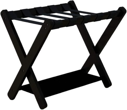 Rack,Hotel Solid Wood Portable Folding Rack Luggage Storage Rack for Hotel Room Bedroom Hotel(White) in Saudi Arabia