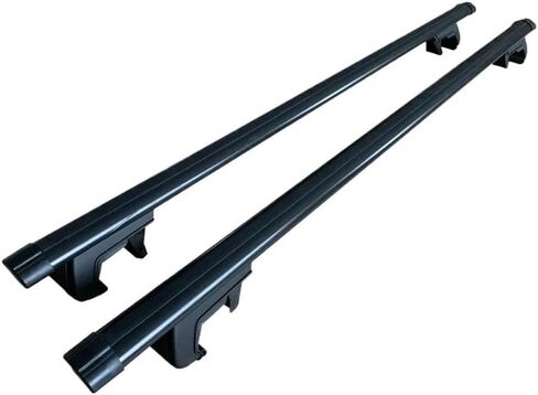 Universal Roof Luggage Rack Frame Crossbar Aluminum Alloy with Lock in Kuwait