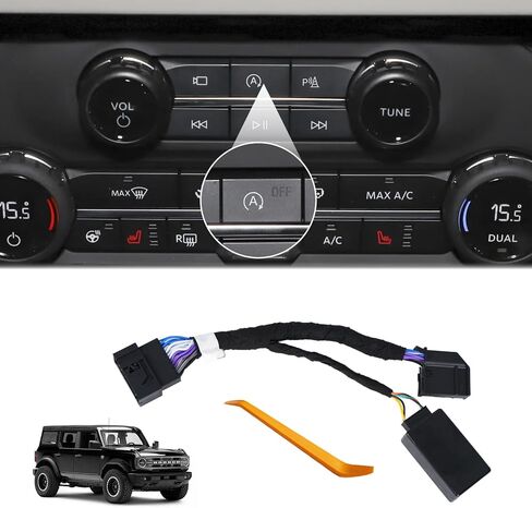 Auto Start Stop Eliminator Fit for F150/Expedition/Ranger/Explorer/Bronco and 2022-2023 Maverick Automatic A-Off Start Stop Eliminator Engine Upgrade Plug&Play Automatic Stop-Start Canceller in Kuwait