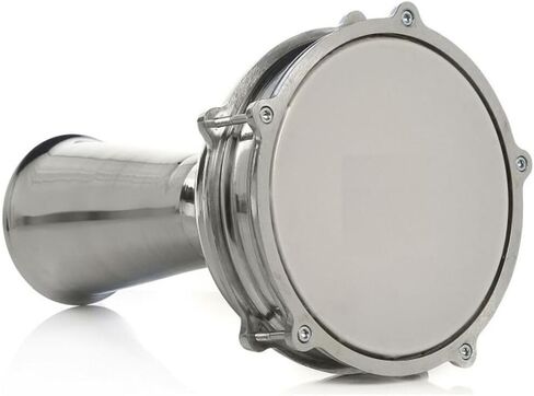 Aluminum Size 2 Turkish Darbuka - Traditional Plain Finish Percussion Instrument for Beginners and Students in Saudi Arabia