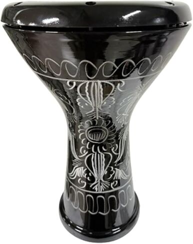 Professional Cast Darbuka Drum with Erzincan Pattern - Traditional Turkish Percussion Instrument (Darbuka) - Hand-Crafted Premium Quality in Saudi Arabia
