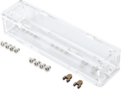 1 Set Transparent Acrylic Protective Case for PLJ-8LED-H Frequency Counter Module 0.1MHz–1000MHz Display in Saudi Arabia