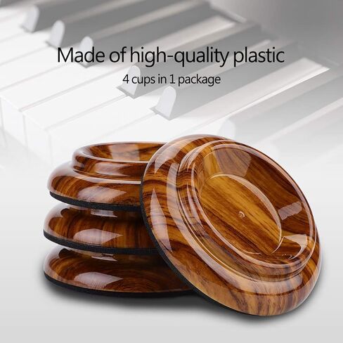 Piano Foot Pads Set Leg Cups Accessory Upright Piano Sound Insulation Shock Absorption for Home Tools in Saudi Arabia