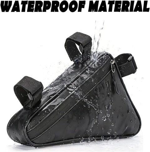 ITSCOOL حقيبة تخزين إطار الدراجة مقاومة للماء للدراجات مثلث الحقيبة العلوي أنبوب دراجة حقيبة أداة الملحقات لدراجة الطريق الجبلية MTB in Kuwait