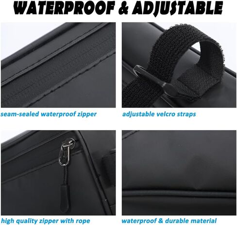 ITSCOOL حقيبة تخزين إطار الدراجة مقاومة للماء للدراجات مثلث الحقيبة العلوي أنبوب دراجة حقيبة أداة الملحقات لدراجة الطريق الجبلية MTB in Kuwait