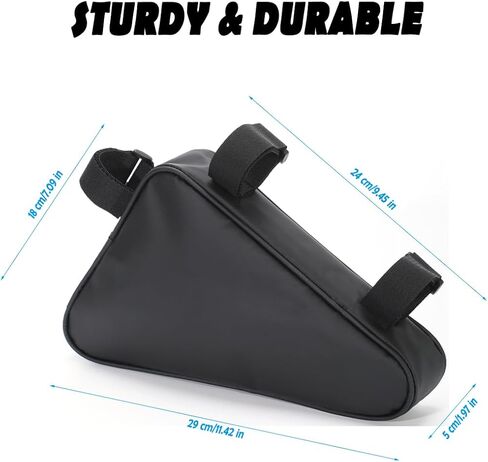 ITSCOOL حقيبة تخزين إطار الدراجة مقاومة للماء للدراجات مثلث الحقيبة العلوي أنبوب دراجة حقيبة أداة الملحقات لدراجة الطريق الجبلية MTB in Kuwait