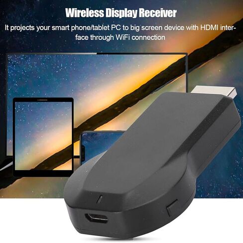 Display Dongle Adapter, for Airplay Miracast, Tv Mirroring Device, Screen Mirroring Adapter for Tv, Built in, 1080P Output, Adapter for Phone/Tablet in Saudi Arabia