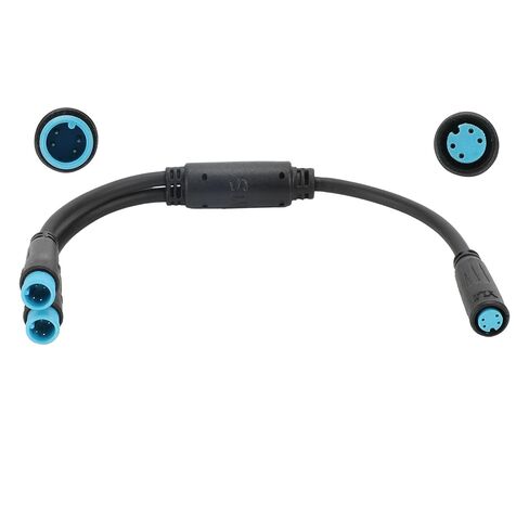 كابل EBIKE 2 دبوس؛ سلك تمديد 1T2 Y-Splitter للدراجة الإلكترونية، نوع جوليت، مناسب لمفتاح قطع الفرامل، المصباح الأمامي، الخانق، أجهزة استشعار مساعدة الدواسة، 7.9 بوصة، تصميم مقاوم للماء in Kuwait