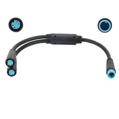 كابل EBIKE 2 دبوس؛ سلك تمديد 1T2 Y-Splitter للدراجة الإلكترونية، نوع جوليت، مناسب لمفتاح قطع الفرامل، المصباح الأمامي، الخانق، أجهزة استشعار مساعدة الدواسة، 7.9 بوصة، تصميم مقاوم للماء in Kuwait