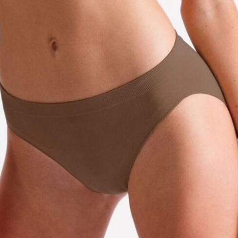 SILKY Dark Nude Seamless High Cut Childrens Brief SHDUBF-C-DKNUDE, Brown, 6-8 in Saudi Arabia