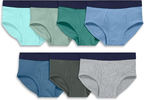 Primary Kids Brief 7-pack, Soft Cotton Stretch Briefs in Solid Neutral mix in Saudi Arabia
