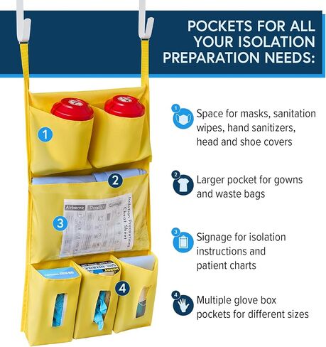 X1 Isolation Door Caddy (Yellow - White) in Saudi Arabia