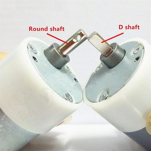 dc Electronic Starter 1PCS High Precision Low Noise DC 530 Electronic Starter, with Gear, 35ZYL002 35ZYC-019V 110RPM, DIY Driver Parts : Round Shaft (Size : D Shaft) in Kuwait