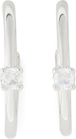 Kate Spade New York, Womens, Hoops, Clear/Gold, One Size in Kuwait