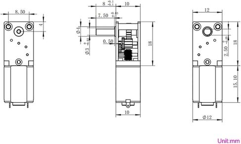 مشغل إلكتروني بتيار مستمر 1 قطعة N20 DC 3V-12V جهاز تشغيل إلكتروني صغير الحجم، مع علبة تروس معدنية كاملة، عزم دوران كبير 90 درجة - محور 15 دورة في الدقيقة - 120 دورة في الدقيقة، أجزاء محرك DIY: 3 فولت 15 دورة في الدقيقة) (الحجم: 12 فولت 60 دورة في الدقيقة in Kuwait