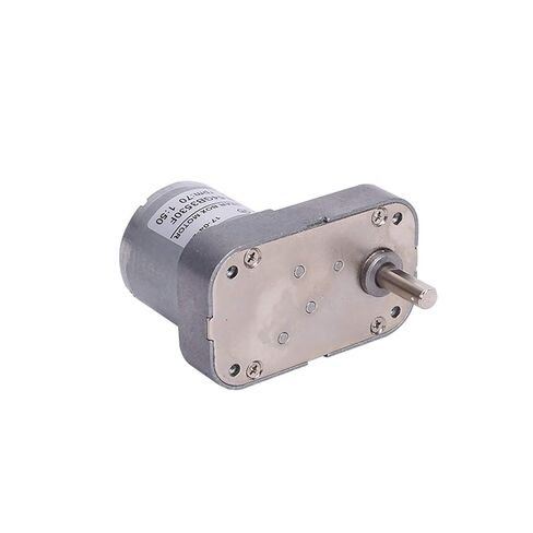 dc electronic starter Small 7-Shaped 24v Dc Geared electronic starter, 12v DC Geared electronic starter, Miniature DC Geared Electric electronic starter, DIY Driver Parts : 24V 70rpm) ( Color : Silver in Kuwait