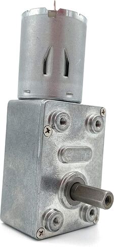 مشغل إلكتروني بتيار مستمر، تيار مستمر 6 فولت، 12 فولت، 24 فولت، مشغل إلكتروني لتقليل التروس، عزم دوران عالٍ، مشغل إلكتروني، مخفض علبة التروس الكهربائية، قفل ذاتي، أجزاء محرك DIY: 160 دورة في الدقيقة، الجهد: 12 فولت) (Col in Kuwait