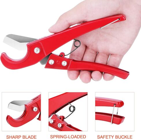 1/4'' - 1'' Depth Gauge and Pipe Deburring Tool, 1/8'' to 1-5/8'' Inner Outer Reamer Pipe Tubing Chamfer Tool,Removal Tools Set for Sharkbite Fittings,for PVC PPR Brass CPVC PE-RT Aluminum in Kuwait